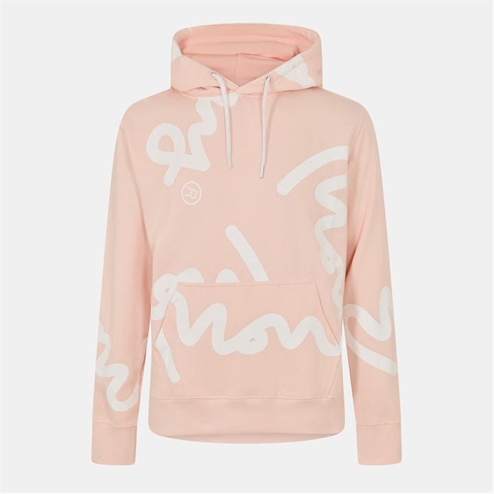 Money Men's Pink Signature Dye Hoodie in Size XS, Sports Direct