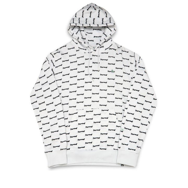 Money Men' White Micro Signature Hoodie in Size S, Sports Direct