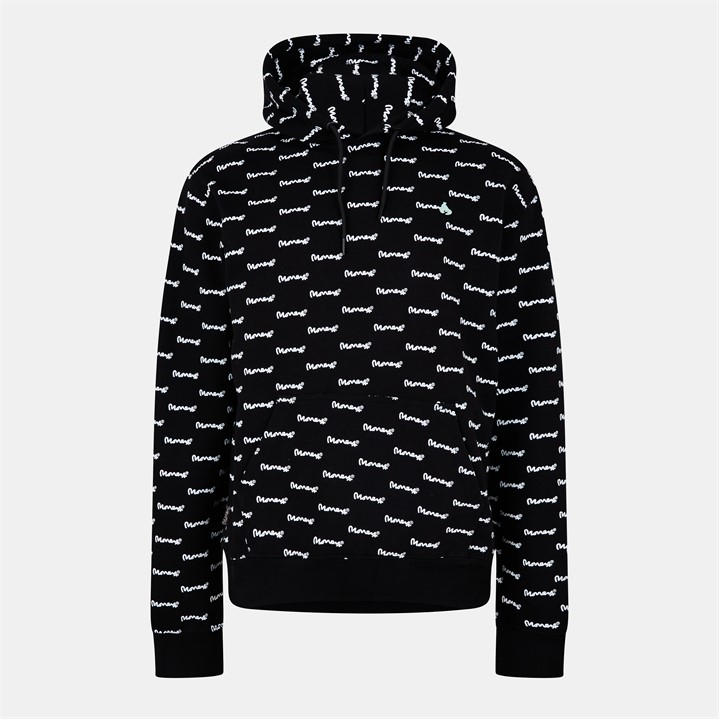 Money Men's Black Micro Signature Hoodie in Size XS, Sports Direct