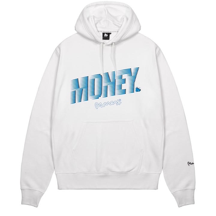 Money Men's White Zoom Ape Hood in Size XS, Sports Direct