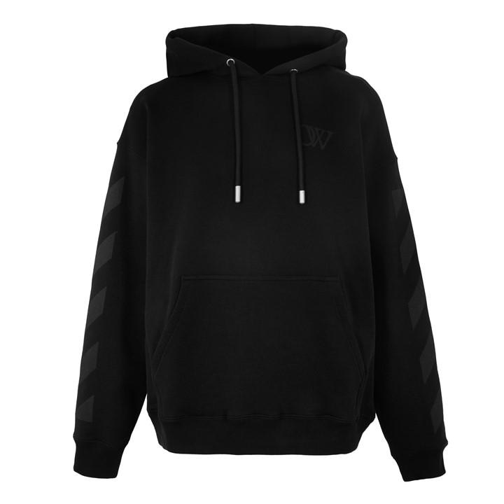 Off White Men' Black Diag Skate Pull Over Hoodie in Size S, Sports Direct