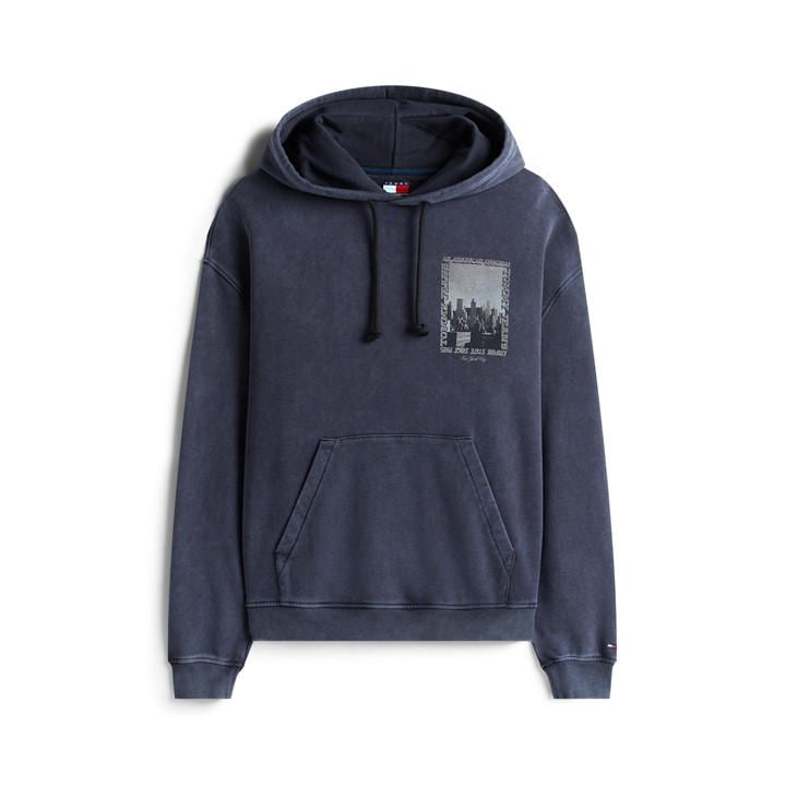 Tommy Jeans Men's Black Tj Photo City Pull Over Oth Hoodie in Size M, Sports Direct