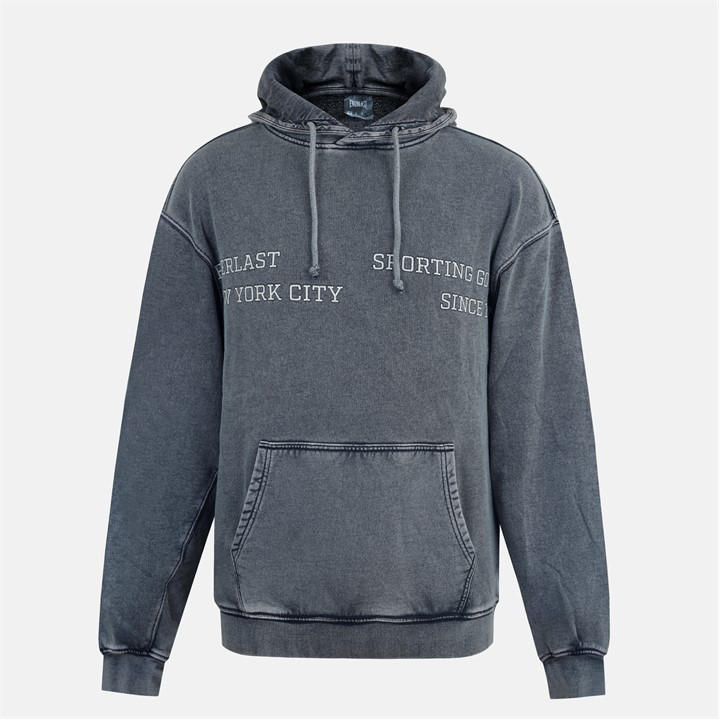 Everlast Men's Nyc Pull Over Hoodie - Washed Grey - L - Image 2