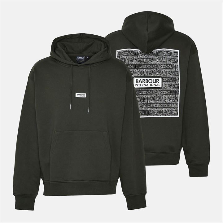 International  Men's  Lever Graphic Hoodie, Football by Barbour  in Size 2XL, Sports Direct