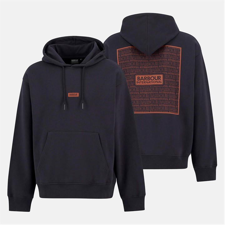 International  Men'  Lever Graphic Hoodie, Football by Barbour  in Size S, Sports Direct
