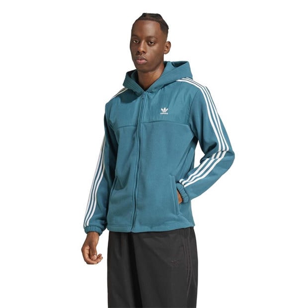 Legacy Teal - adidas - Adidas Flc Hoodie Sn99