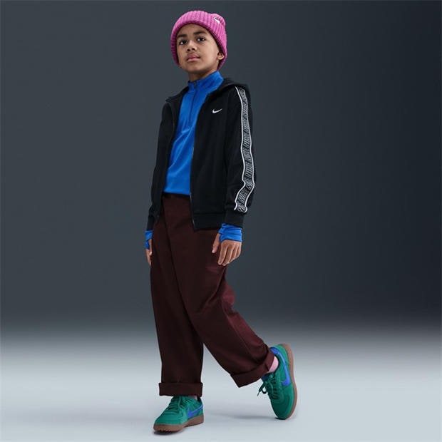 Black/Black/Whi - Nike - Nike K Nsw Df Club+ Jn99
