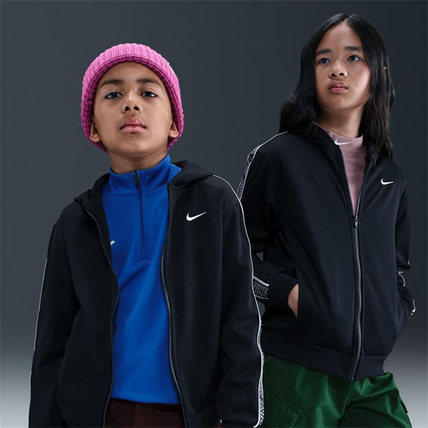 Black/Black/Whi - Nike - Nike K Nsw Df Club+ Jn99