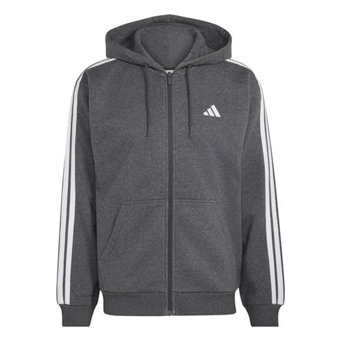 adidas - Essentials Fleece 3-Stripes Full-Zip Hoodie Mens