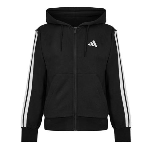 adidas - Essentials Fleece 3-Stripes Full-Zip Hoodie Mens