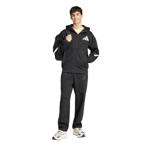 Black - adidas - Men's Z.N.E. Full Zip Hoodie