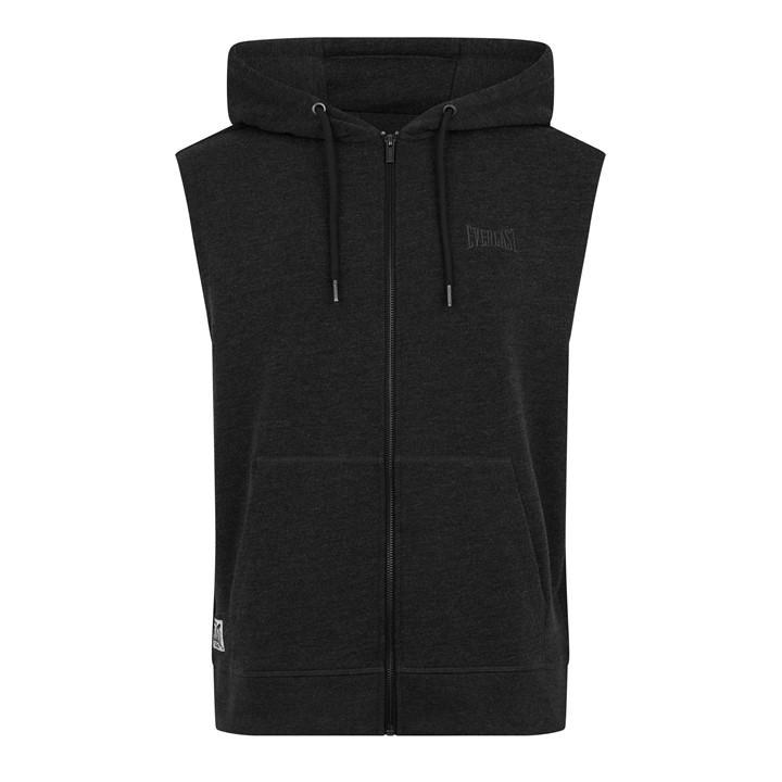 Everlast Men's Grey Box Sleeveless Hoodie in Size XL, Sports Direct