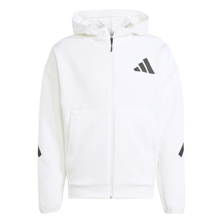 Adidas Men's White M Z.n.e. Fz Hoody in Size XL, Sports Direct