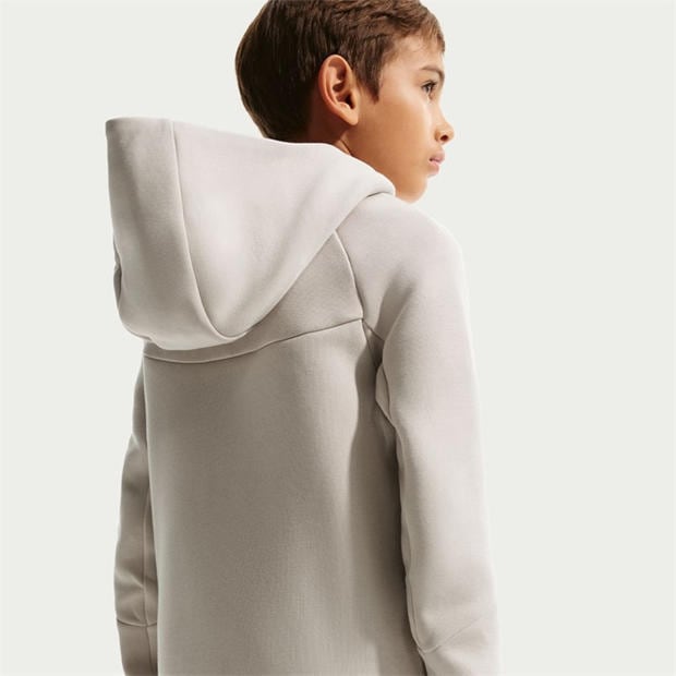 Cream - Nike - Sportswear Tech Fleece Full-Zip Hoodie Juniors