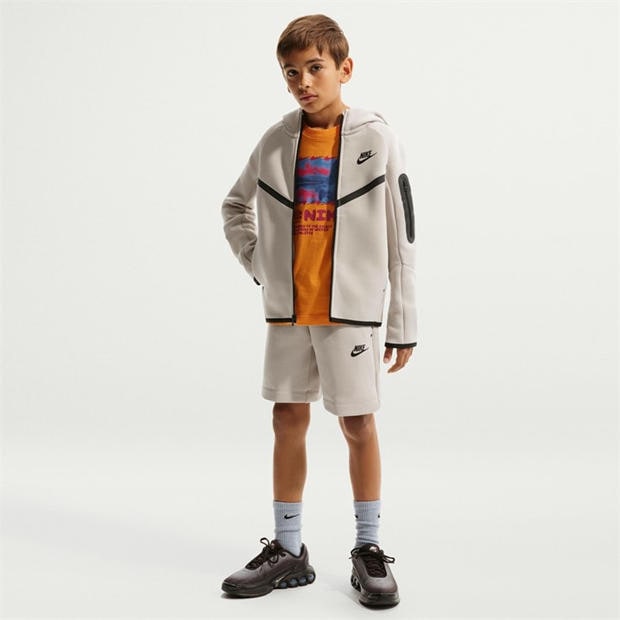 Cream - Nike - Sportswear Tech Fleece Full-Zip Hoodie Juniors