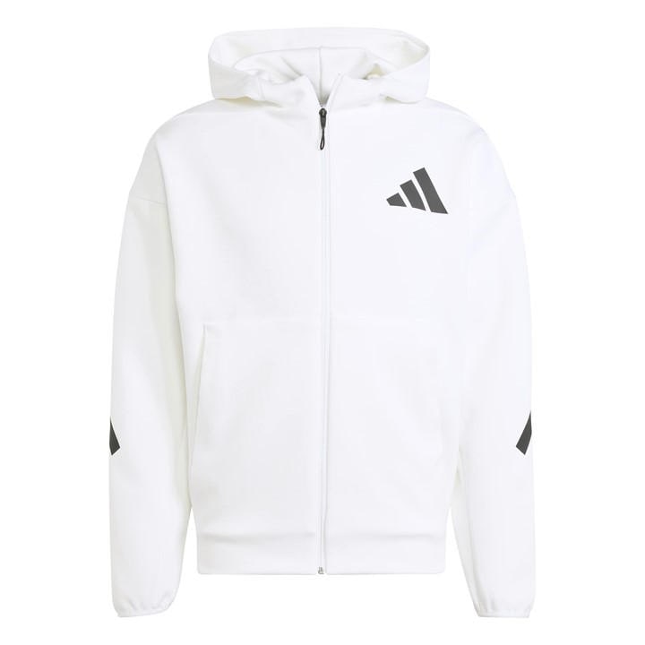 Adidas Men's White M Z.n.e. Fz Hoody in Size XL, Sports Direct