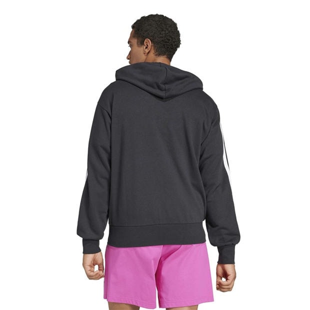 Black/White - adidas - Men's Full Zip Hoodie