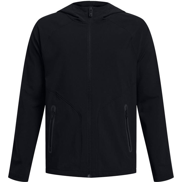 Under Armour Boys Black Ua B Unstoppable Full Zip Hoody in Size 9 - 10 Years, Sports Direct