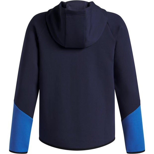Blue - Under Armour - Kids' Unstoppable Fleece Full Zip Hoodie