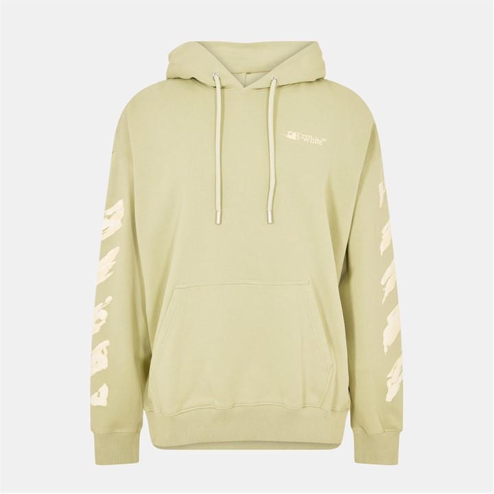 Off White Men's Green Ink Arrow Pullover Hoodie in Size XL, Sports Direct