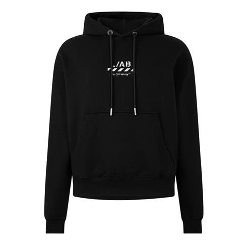 L AB Off White - Men's Off Diag Cotton Over the Head Oversized-Fit Hoodie