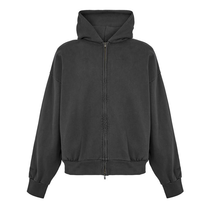 Fear Of God Essentials Men' Black Zip Hoodie in Size S, Sports Direct