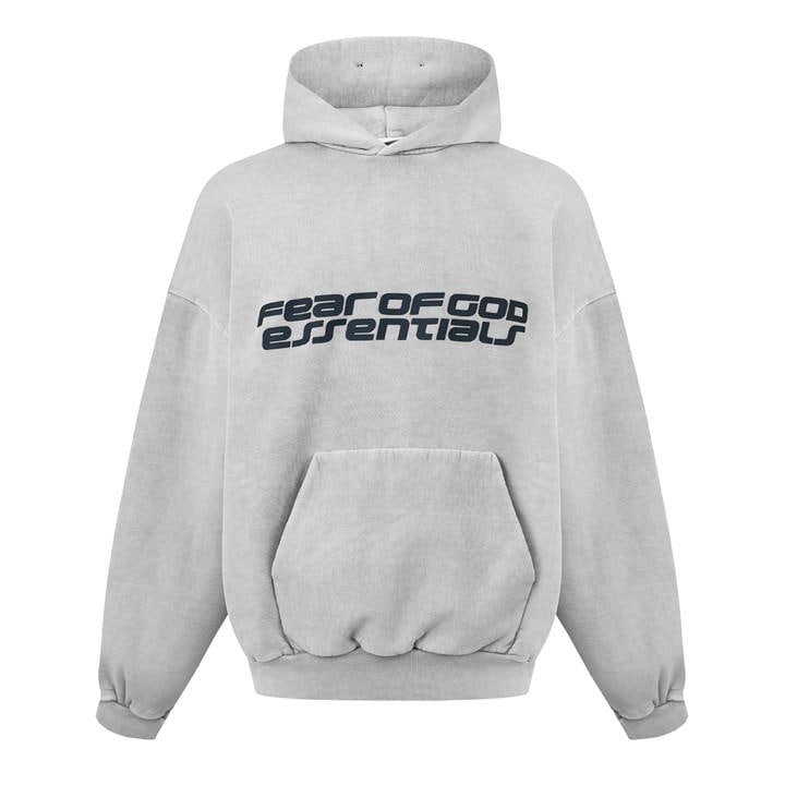 Fear Of God Essentials Men's Grey 90S Hoodie in Size M, Sports Direct