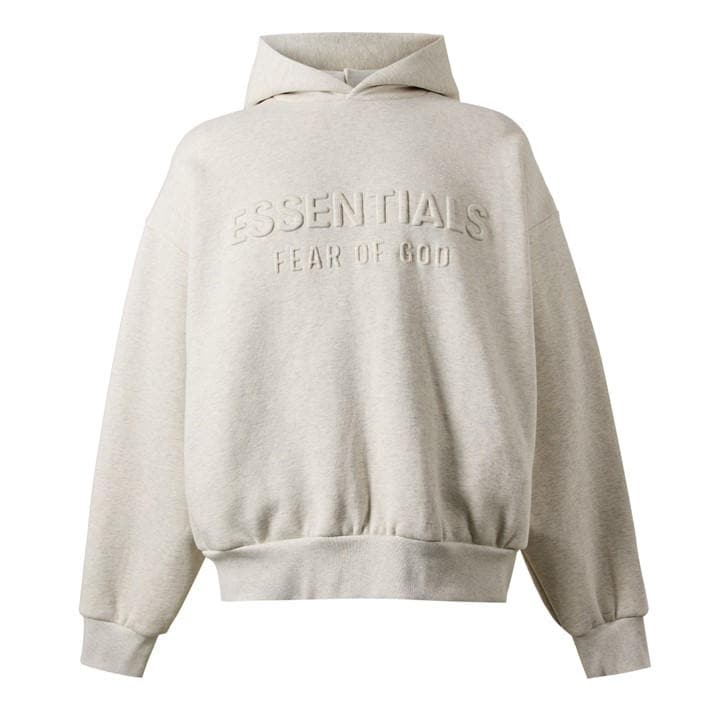 Fear Of God Essentials Men's Grey Overhead Hoodie in Size XL, Sports Direct