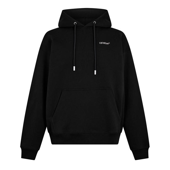 Off White Men's Black Vanish Arrow Sketch Pull Over Hoodie in Size L, Sports Direct
