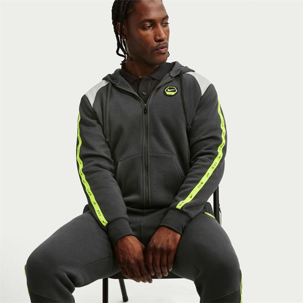 Grey - Nike - Men's Zip Hoodie