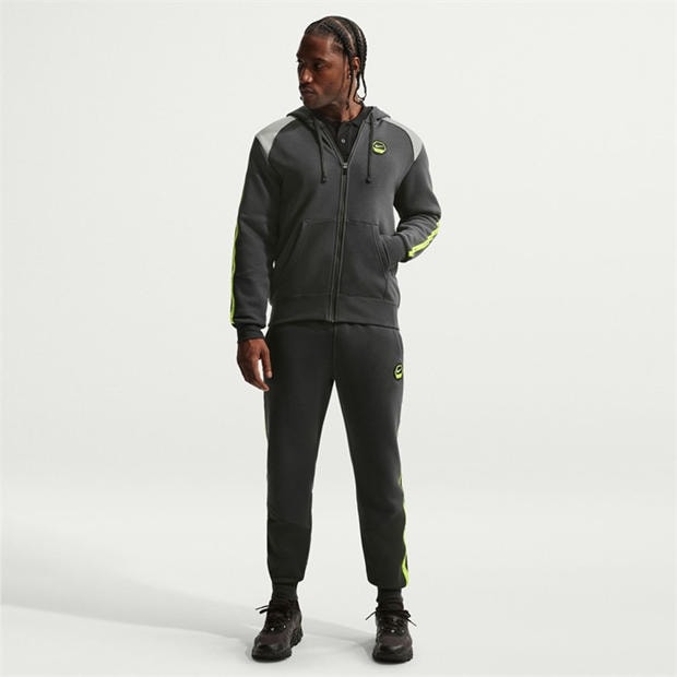 Grey - Nike - Men's Zip Hoodie