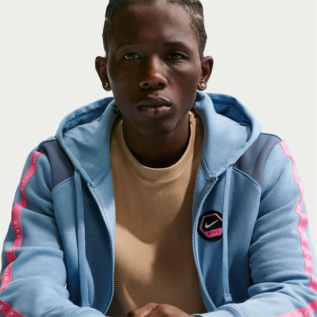 Work Blue - Nike - Men's Zip Hoodie