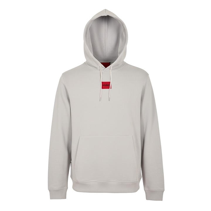 Hugo Men's Grey Daratschi Drawstring Hoodie - Contemporary Streetwear Design in Size XS, Sports Direct