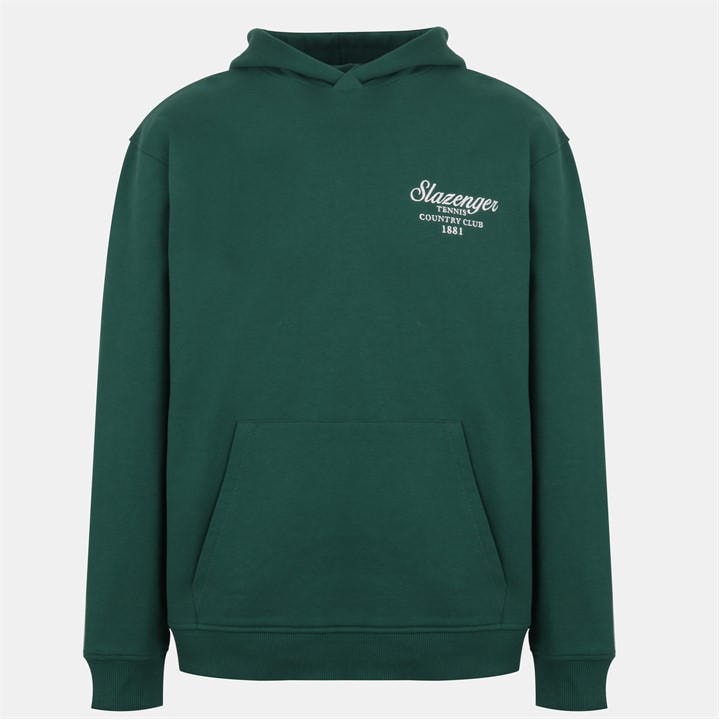 Slazenger Men's Green Slaz Tennis Hoodies in Size M, Sports Direct