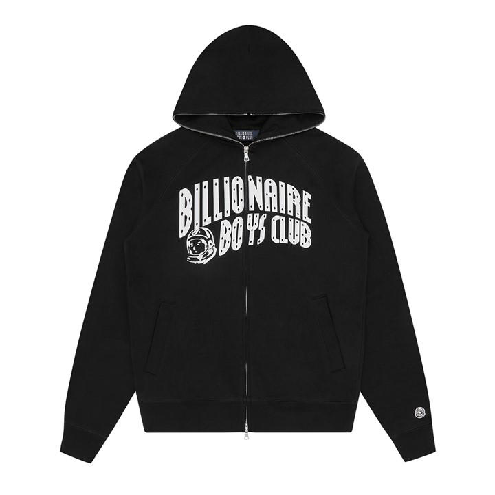 Billionaire Boys Club Men' Black Classic Arch Zip Hoodie in Size S, Sports Direct
