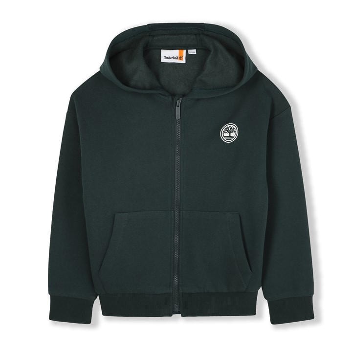 Timberland Boys Green Kids' Fleece Zip Hoodie, Sports Direct