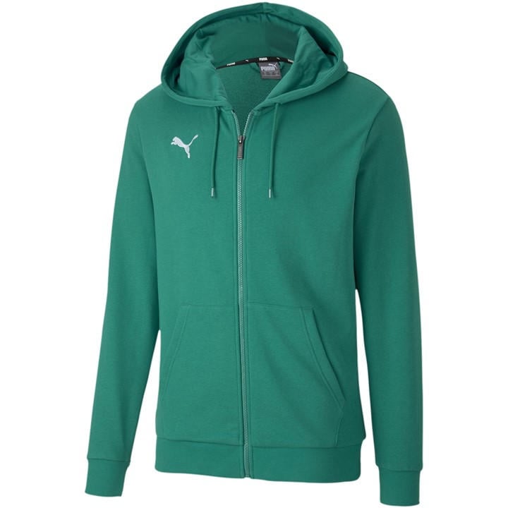 Puma Men' Green Teamgoal 23 Casuals Zip Hoodie in Size S, Sports Direct