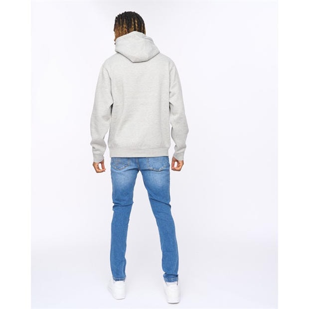 Grey Marl - SikSilk - Men's Overhead Hoodie