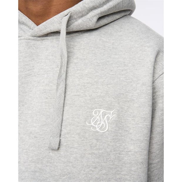 Grey Marl - SikSilk - Men's Overhead Hoodie