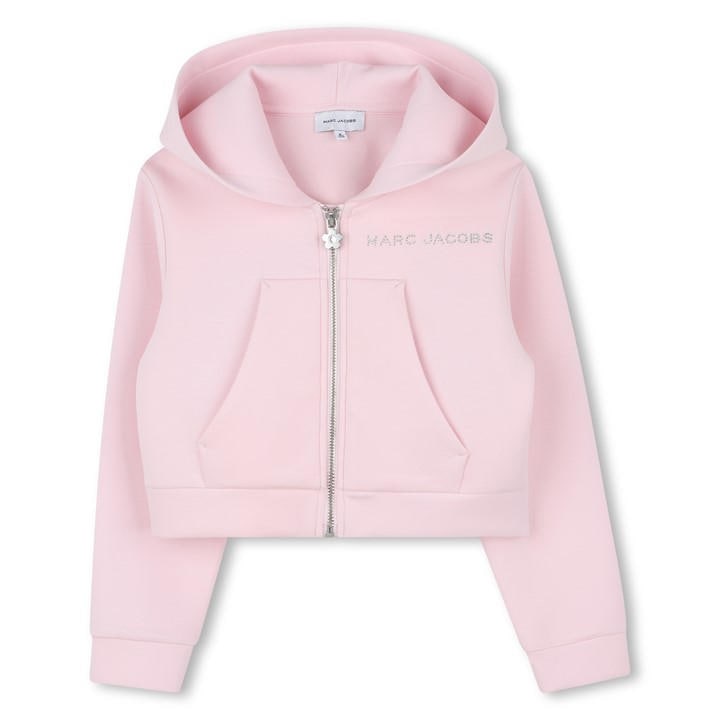 Marc Jacobs Girls Pink Kids' Zip Hoodie in Size 8 - 9 Years, Sports Direct