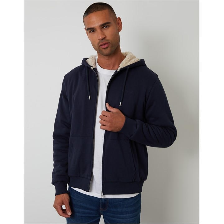 Threadbare Men's Tb Tate Zip Hoodie - Navy/Cream - X Large - Image 3