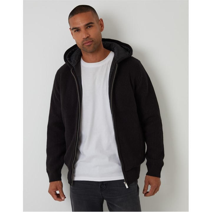 Threadbare Men's Black Tb Haydock Zip Hoodie in Size 2XL, Sports Direct