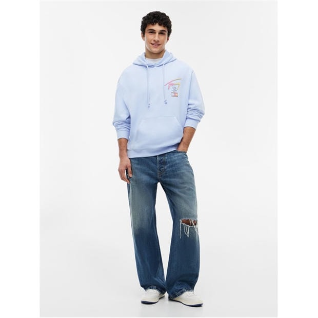 Moonlight Iris - Tommy Jeans - Men's Overhead Hoodie