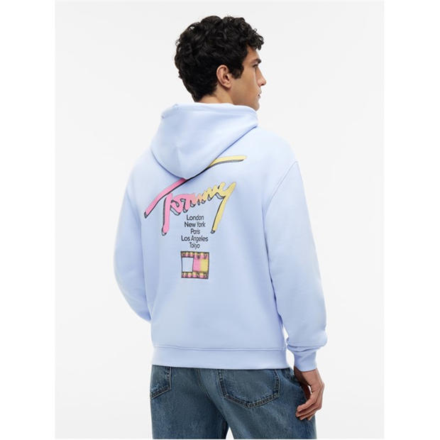 Moonlight Iris - Tommy Jeans - Men's Overhead Hoodie