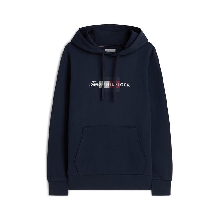 Tommy Hilfiger Men's Blue Overhead Hoodie in Size 2XL, Sports Direct