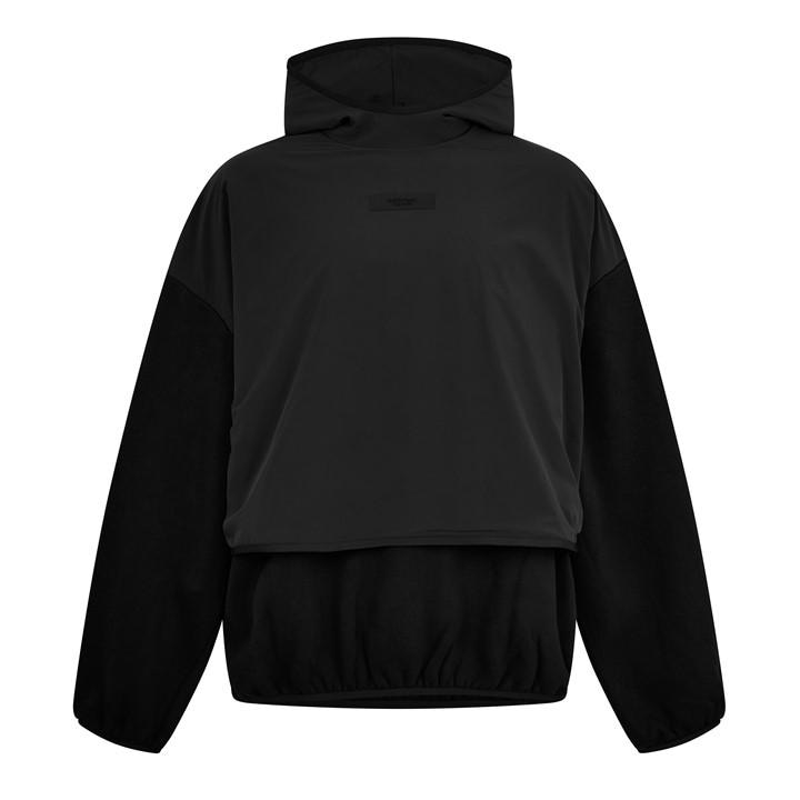 Fear Of God Essentials Men's Black Overhead Hoodie in Size M, Sports Direct