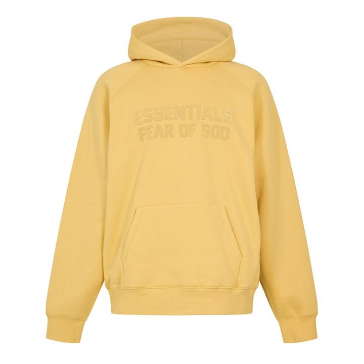 Fear Of God Essentials Men's Yellow Overhead Hoodie in Size XS, Sports Direct