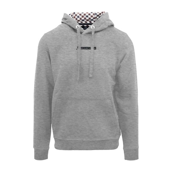 Aquascutum Men' Grey Hdy Sweat Pull Over Hoodie in Size S, Sports Direct