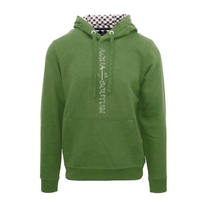 Aquascutum Men' Green Hdy Sweat Pull Over Hoodie in Size S, Sports Direct
