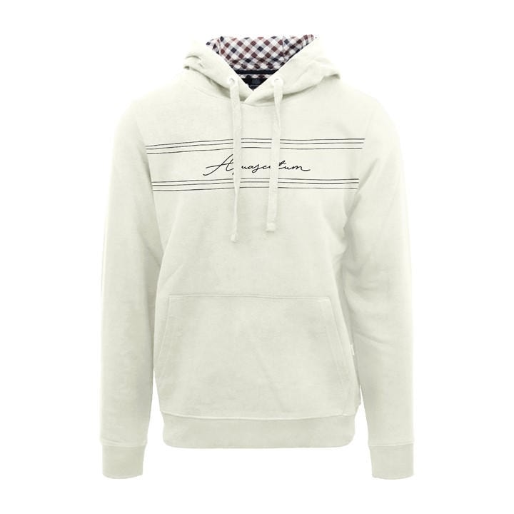Aquascutum Men's Yellow Hdy Sweat Pull Over Hoodie in Size M, Sports Direct